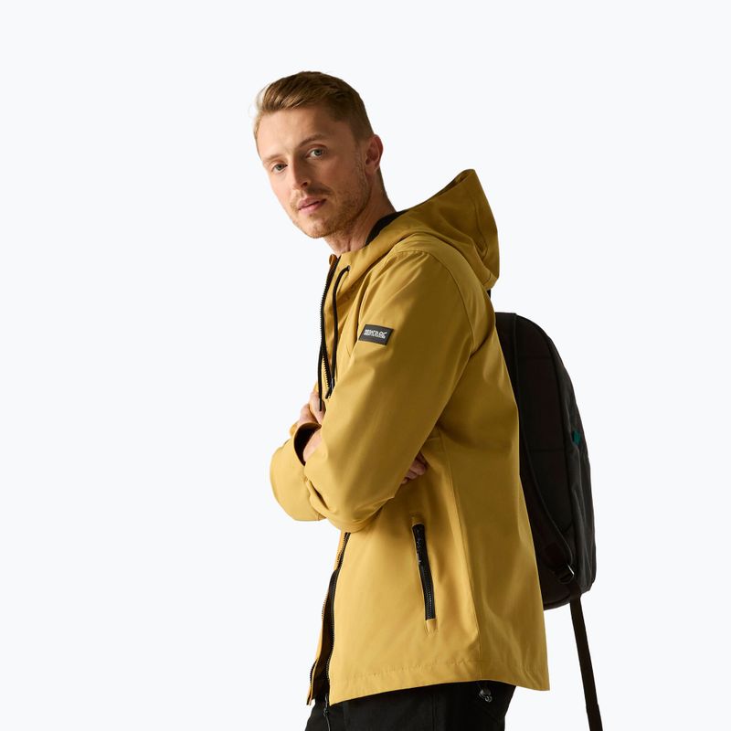 Férfi esőkabát REGATTA Waterproof Shell Frankie wood brown 4