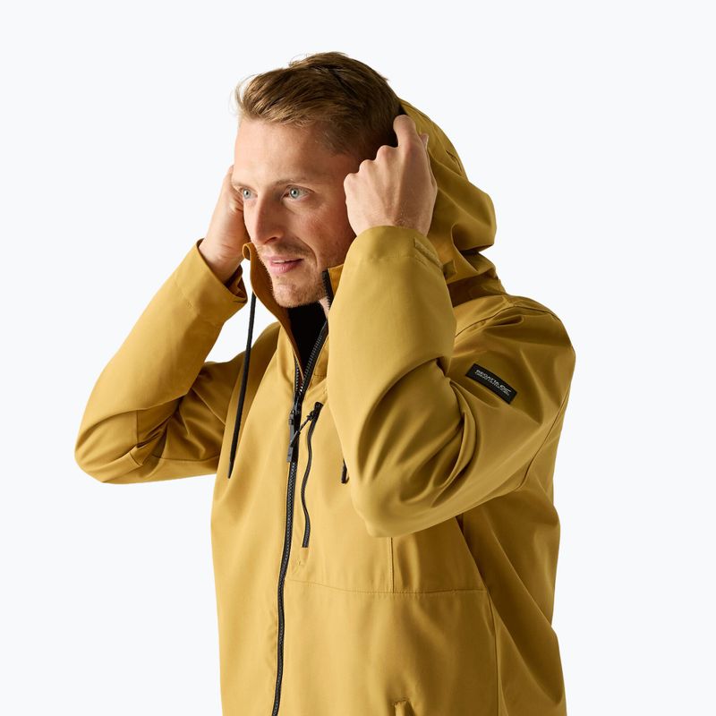 Férfi esőkabát REGATTA Waterproof Shell Frankie wood brown 5