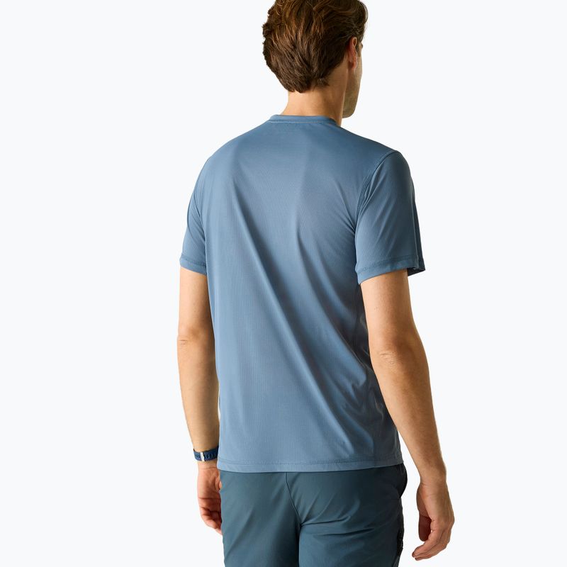 Férfi túrapóló REGATTA Mindoi Anti Insect china blue 3