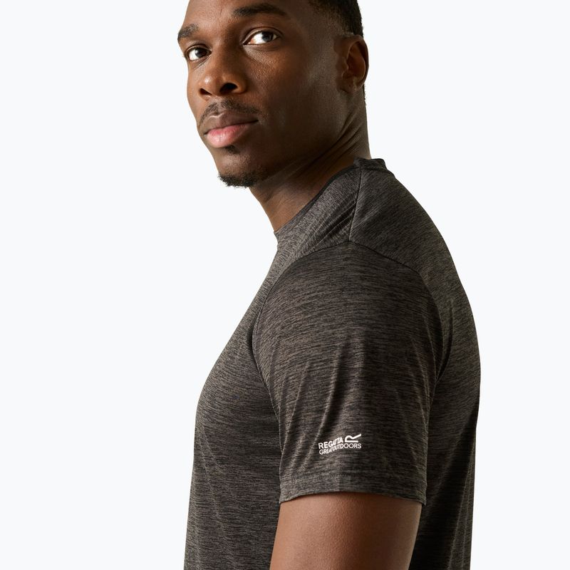 Férfi túrapóló REGATTA Fingal ash marl 4