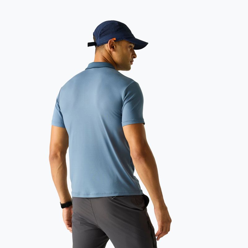 Férfi túrapóló REGATTA Polo Maverikstretch china blue 3