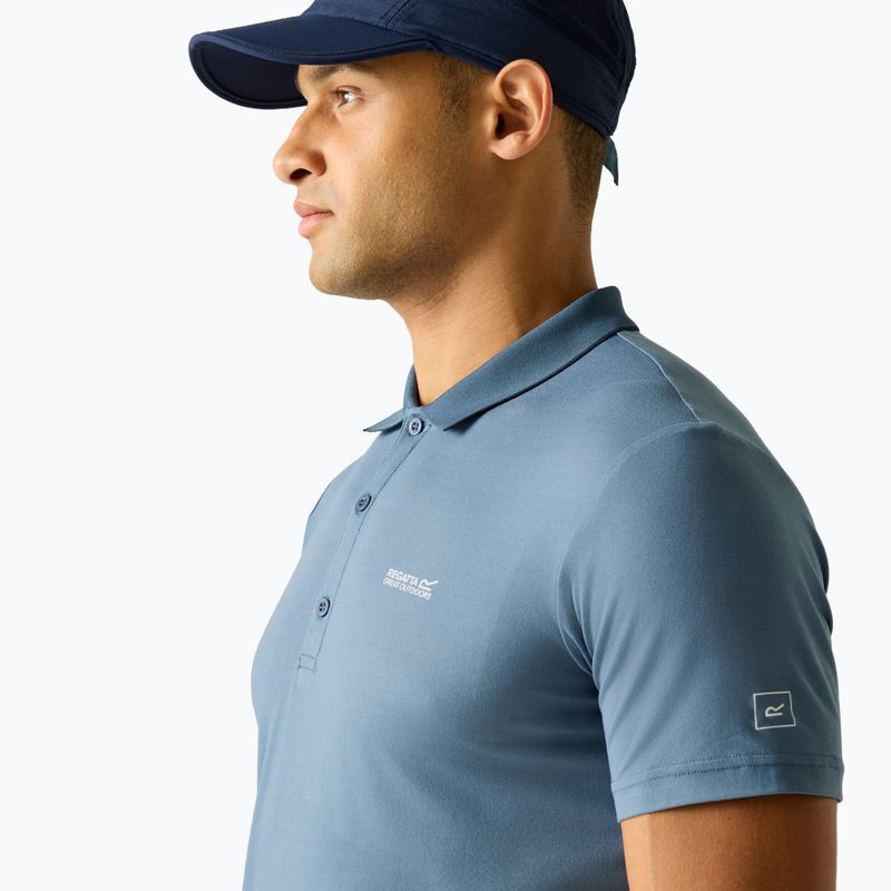 Férfi túrapóló REGATTA Polo Maverikstretch china blue 4