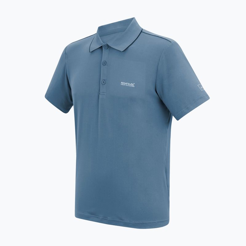 Férfi túrapóló REGATTA Polo Maverikstretch china blue 7