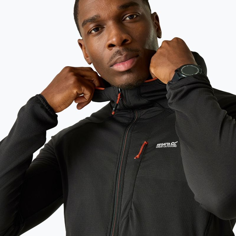 Férfi trekking pulóver REGATTA Kadley Midlayer black 5