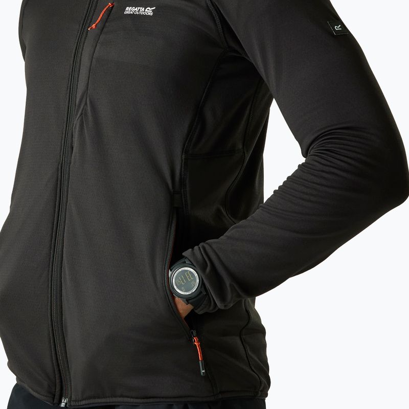 Férfi trekking pulóver REGATTA Kadley Midlayer black 6