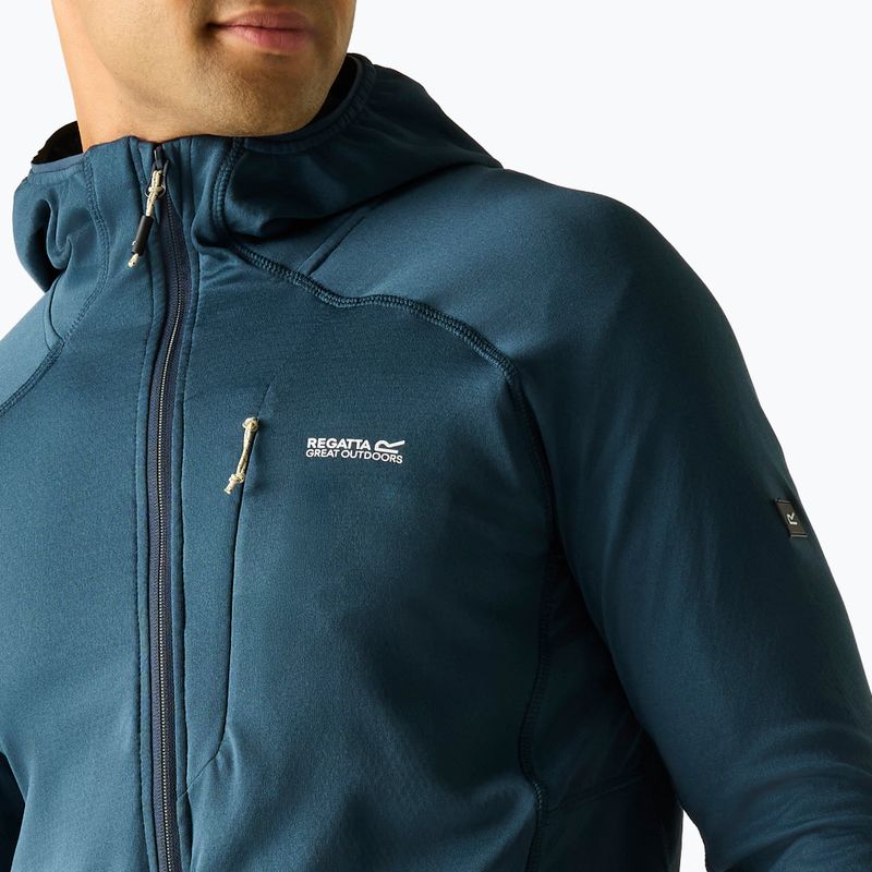 Férfi trekking pulóver REGATTA Kadley Midlayer night sky 4