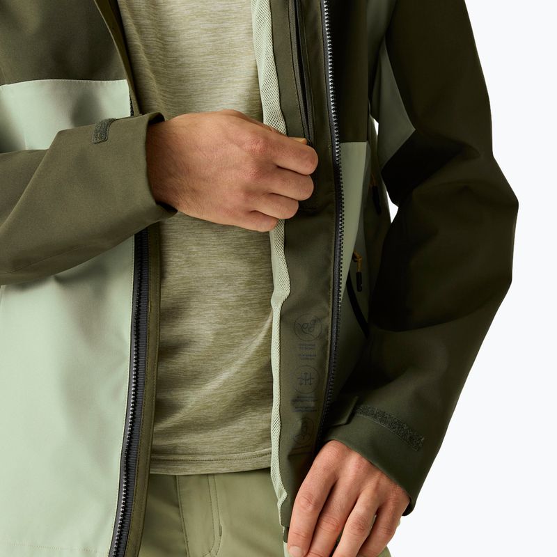 Férfi esőkabát REGATTA Waterproof Shell Bosfield light sage/dark khaki 7