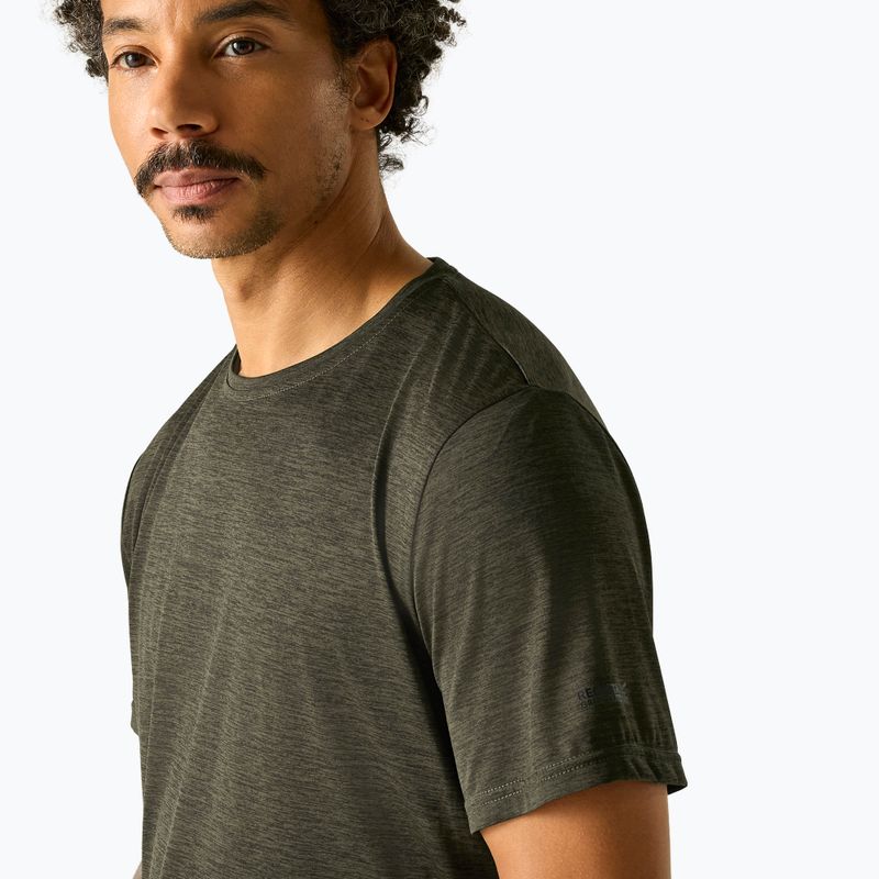 Férfi túrapóló REGATTA Fingal Edition dark khaki 4