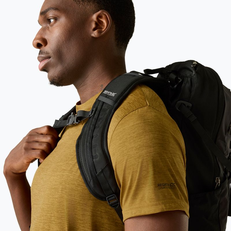 Férfi túrapóló REGATTA Fingal Edition wood brown 4