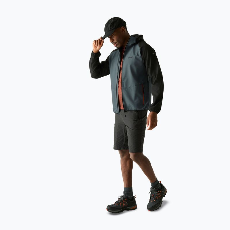 Férfi softshell dzseki REGATTA Arec III dark storm/black 2