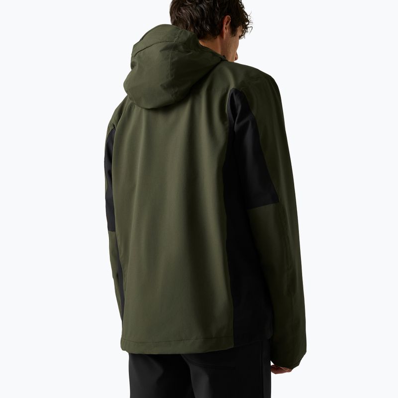 Férfi esőkabát REGATTA Birchdale II dark khaki/black 4