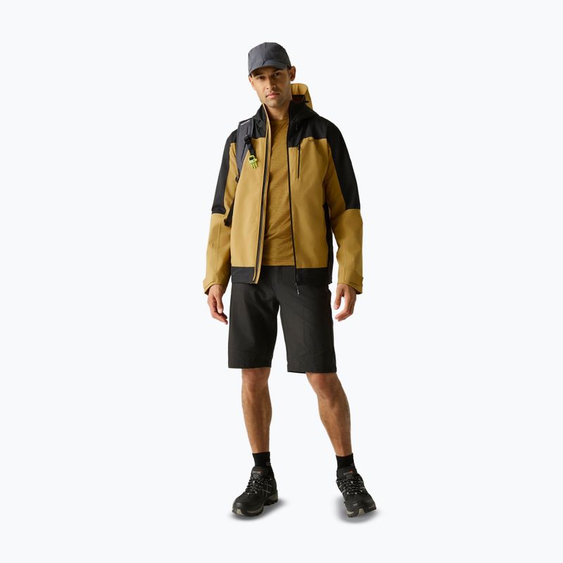Férfi esőkabát REGATTA Highton Stretch IV wood brown/black 2
