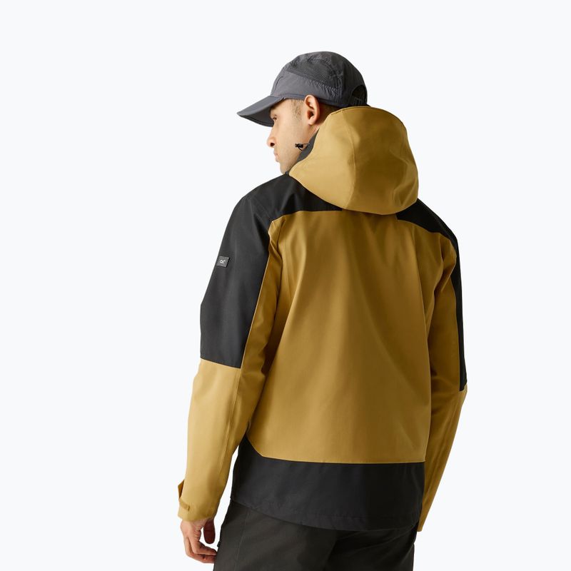Férfi esőkabát REGATTA Highton Stretch IV wood brown/black 3