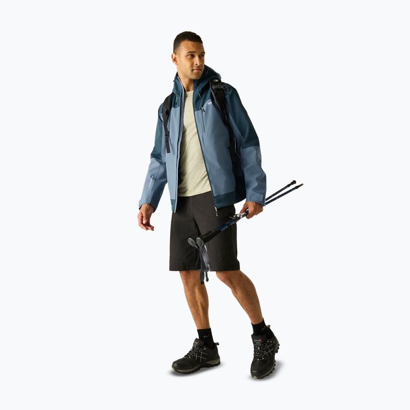 Férfi esőkabát REGATTA Highton Stretch IV chine blue/night sky 2