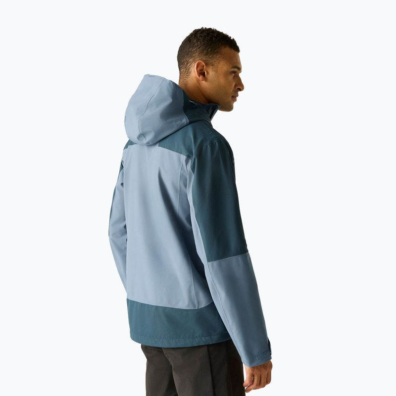 Férfi esőkabát REGATTA Highton Stretch IV chine blue/night sky 3