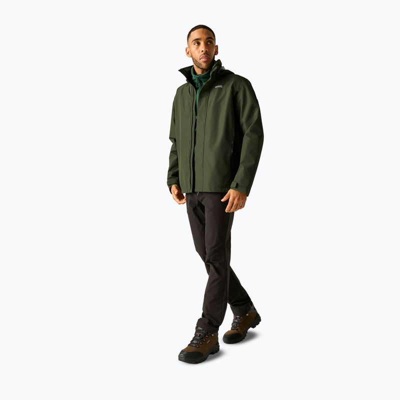 Férfi softshell dzseki REGATTA Matt II dark khaki/black 2