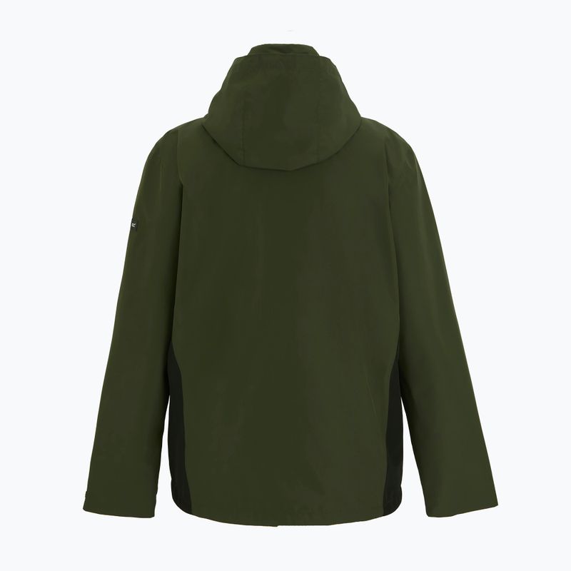 Férfi softshell dzseki REGATTA Matt II dark khaki/black 9
