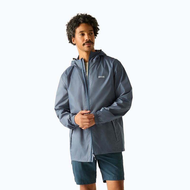 Férfi esőkabát REGATTA Pack-It III china blue 4