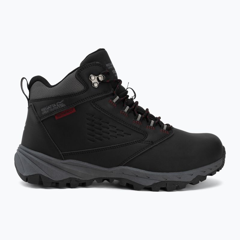 Férfi túracipők REGATTA Amble Boot Waterproof black/riored 2