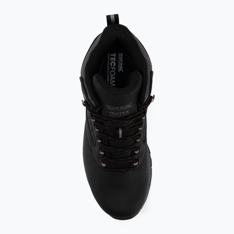 Férfi túracipők REGATTA Amble Boot Waterproof black/riored 5