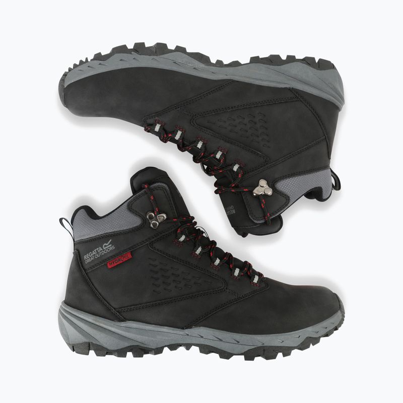 Férfi túracipők REGATTA Amble Boot Waterproof black/riored 2