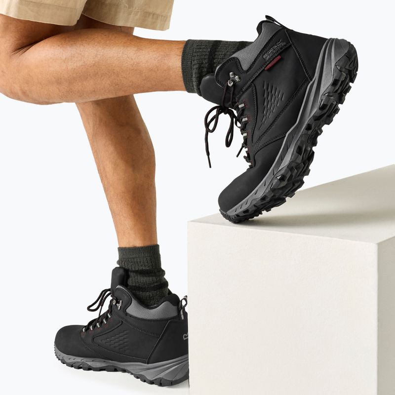 Férfi túracipők REGATTA Amble Boot Waterproof black/riored 7