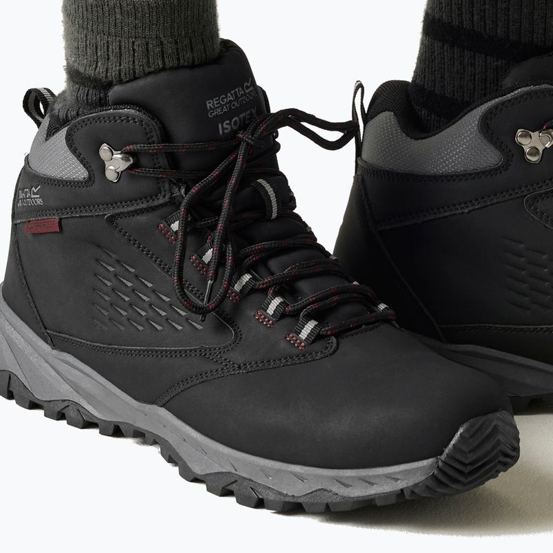 Férfi túracipők REGATTA Amble Boot Waterproof black/riored 8