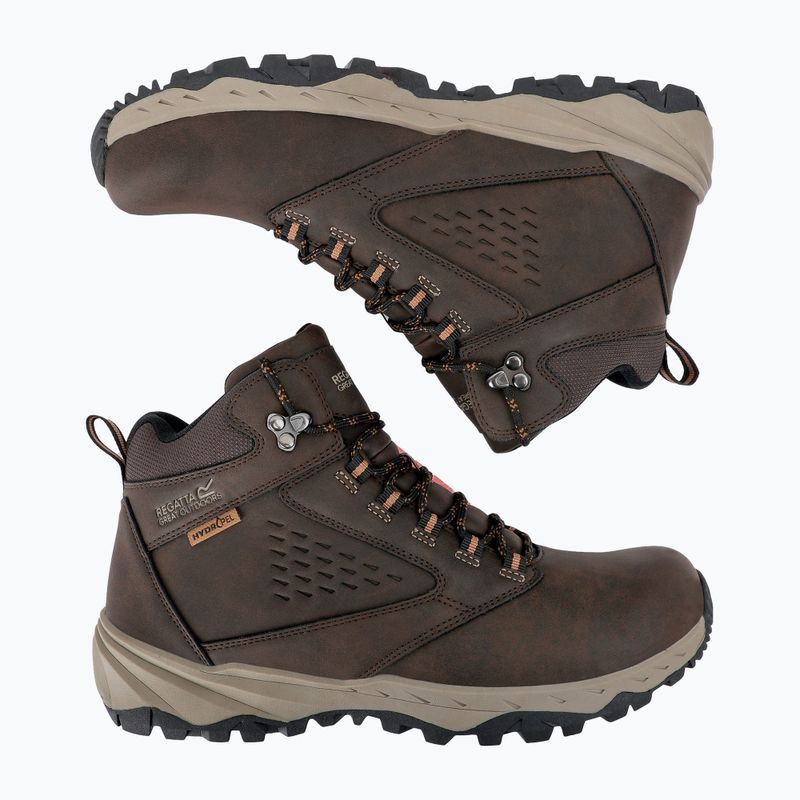 Férfi túracipők REGATTA Amble Boot Waterproof peat/tan 2