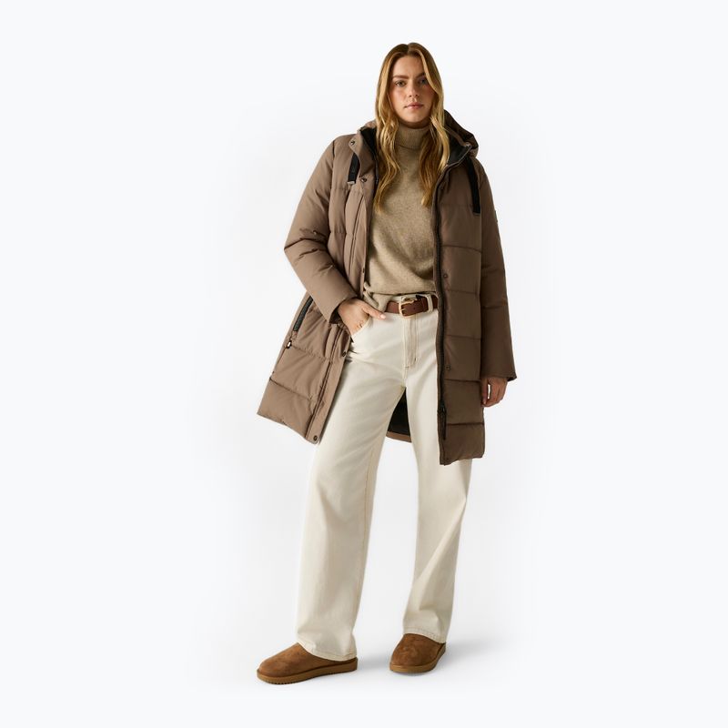 Női bélelt kabát REGATTA Eryn mocha/black 3