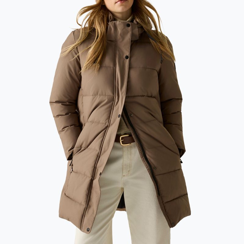 Női bélelt kabát REGATTA Eryn mocha/black 6