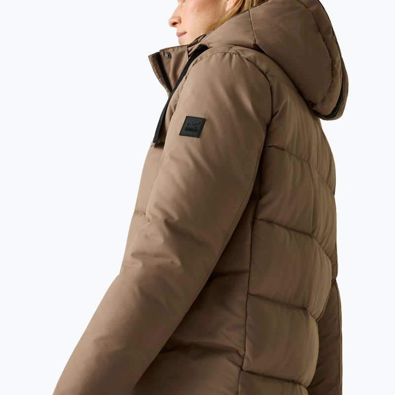 Női bélelt kabát REGATTA Eryn mocha/black 7