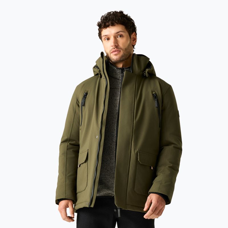 Férfi esőkabát REGATTA Marron dark khaki 4