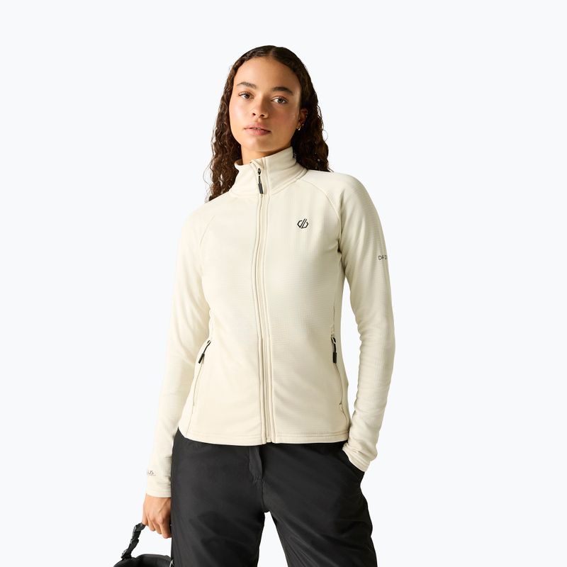 Női pulóver Dare 2b Lowline Full Zip Core Stretch almond milk