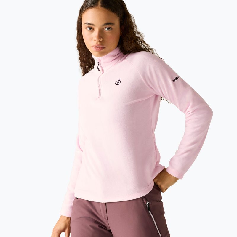 Női polár pulóver Dare 2b Freeform II Fleece pink haze