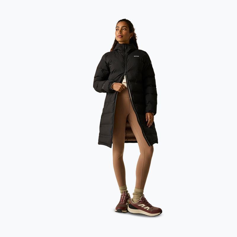 Női bélelt kabát REGATTA Altoro Thermal Long black/mocha 2