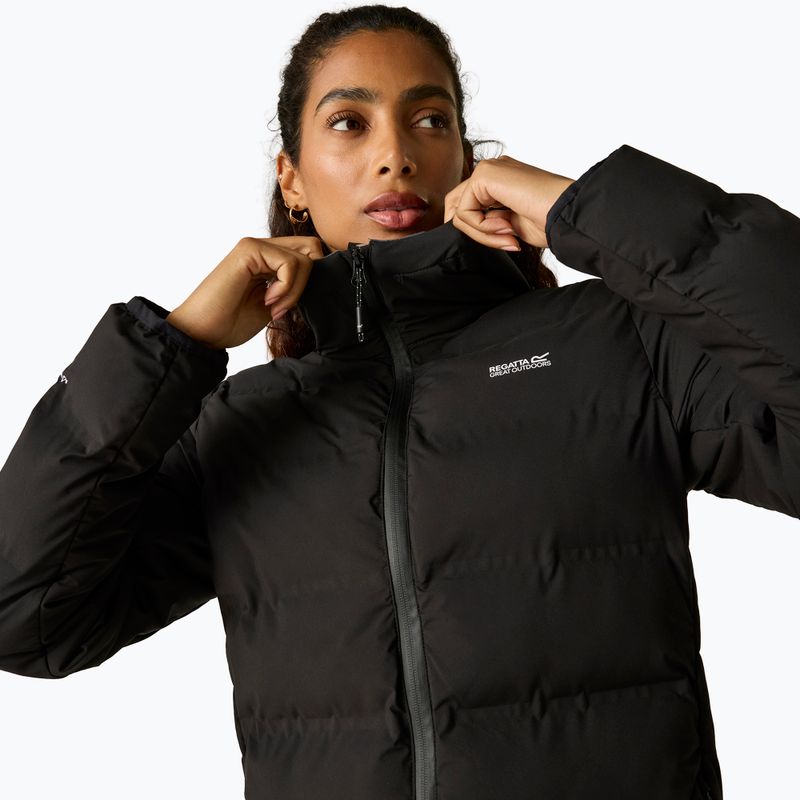Női bélelt kabát REGATTA Altoro Thermal Long black/mocha 8