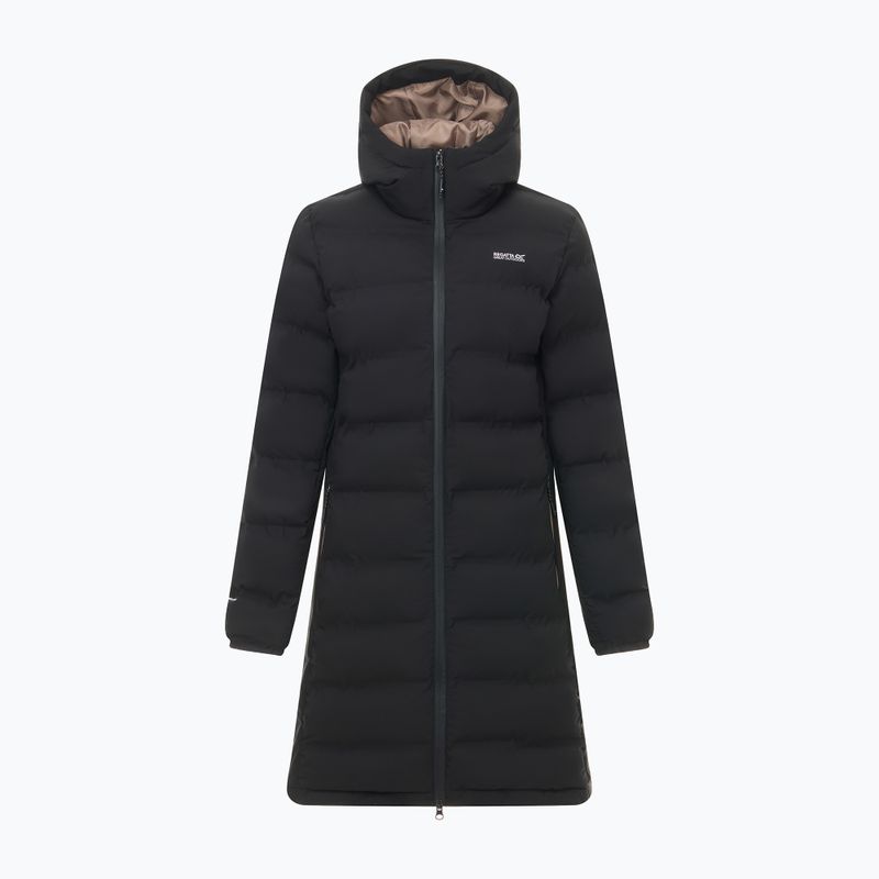 Női bélelt kabát REGATTA Altoro Thermal Long black/mocha 10
