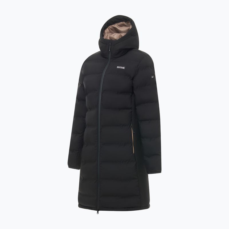 Női bélelt kabát REGATTA Altoro Thermal Long black/mocha 12