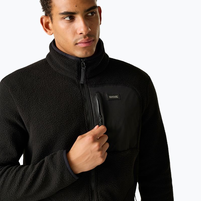 Férfi polár pulóver REGATTA Frankie Borg black/black 6