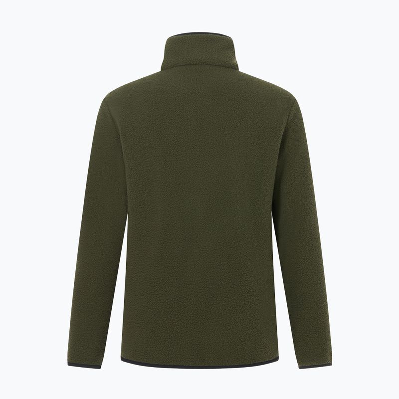 Férfi polár pulóver REGATTA Frankie Borg dark khaki/black 8