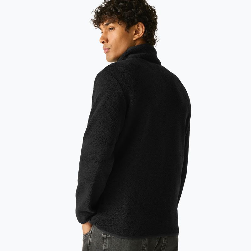 Férfi polár pulóver REGATTA Frankie Borg Half Zip black/black 4