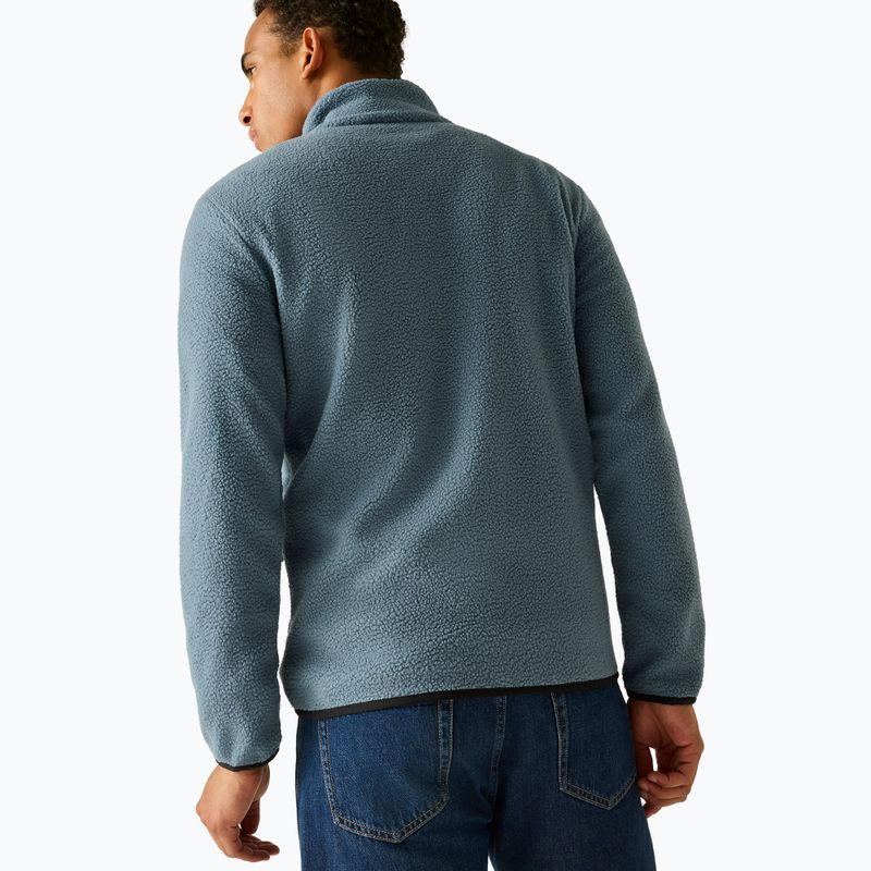 Férfi polár pulóver REGATTA Frankie Borg Half Zip grey mirage/black 4