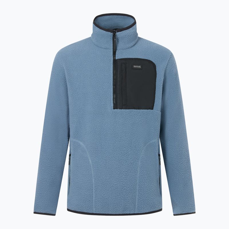 Férfi polár pulóver REGATTA Frankie Borg Half Zip grey mirage/black 7
