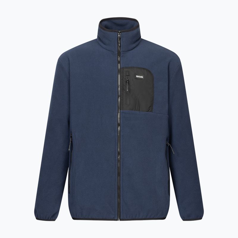Férfi polár pulóver REGATTA Frankie Full Zip Fleece navy/black 7
