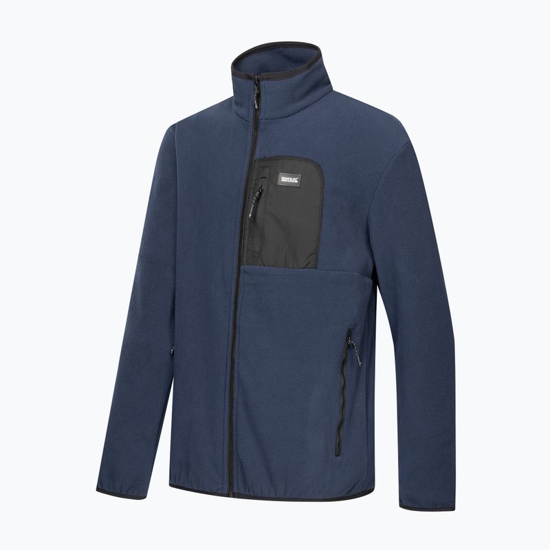 Férfi polár pulóver REGATTA Frankie Full Zip Fleece navy/black 9