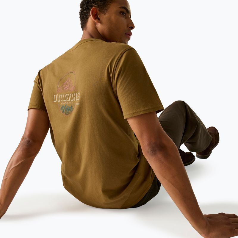 Férfi póló Regatta ClineIX rich tan original outdoor 3