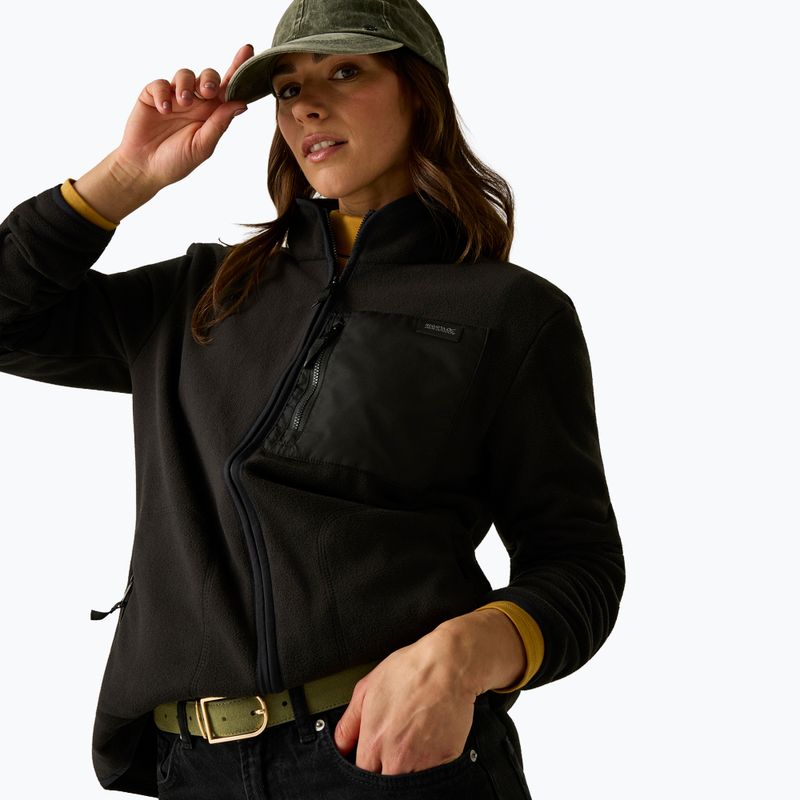 Női polár pulóver REGATTA Frankie Full Zip black 3