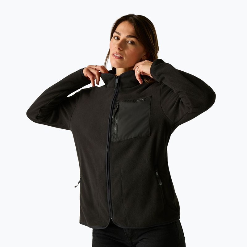 Női polár pulóver REGATTA Frankie Full Zip black 5