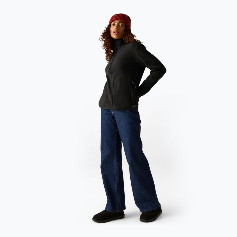 Női polár pulóver REGATTA Frankie Half Zip black 2