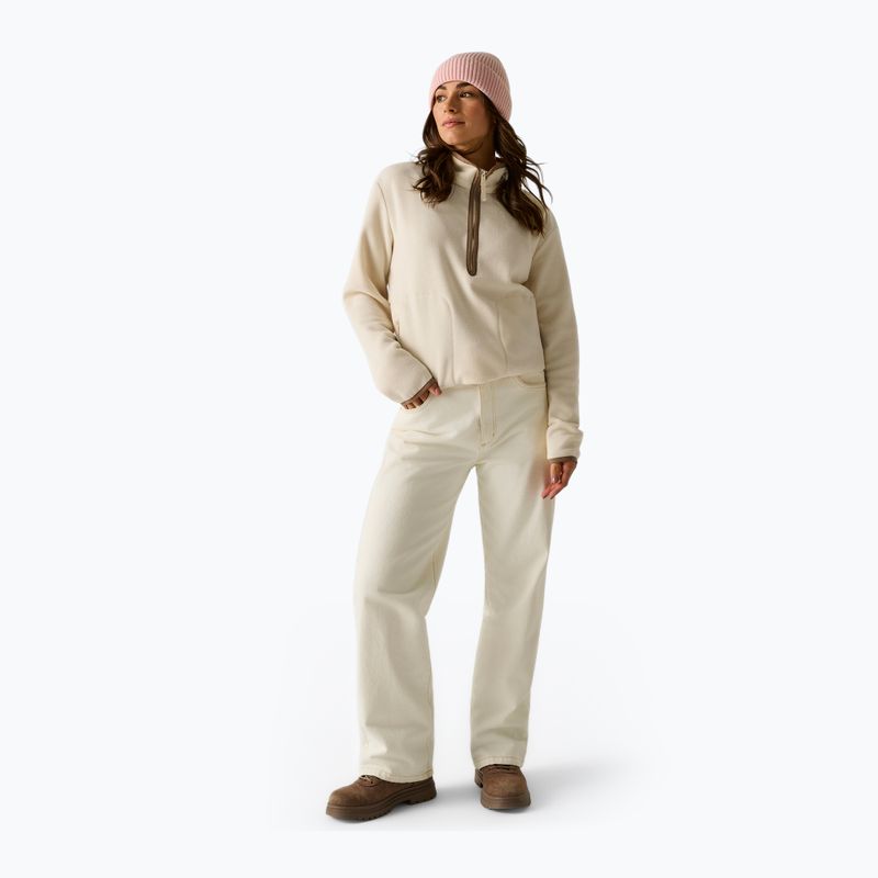 Női polár pulóver Regatta Frankie Half Zip light vanilla/mocha 2